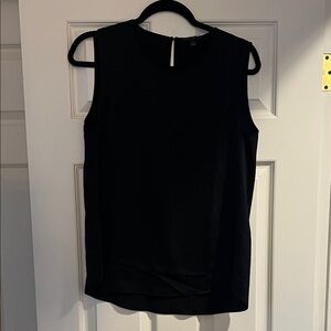 Banana Republic Classic Black Sleeveless Blouse